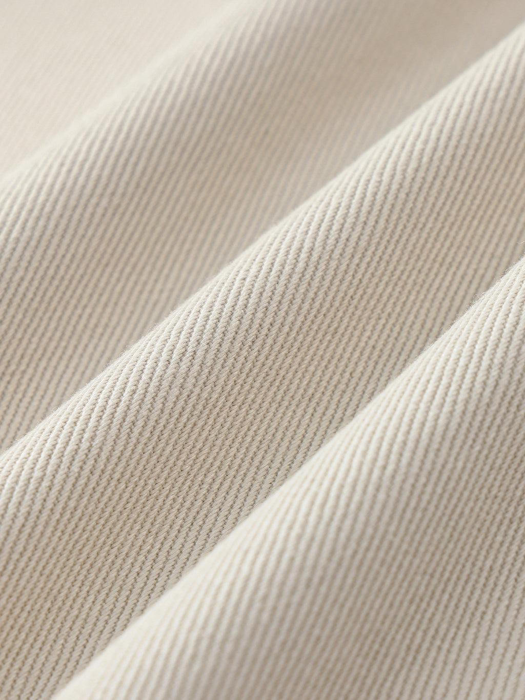 Gerade geschnittene Baumwollhose aus schwerer Qualität