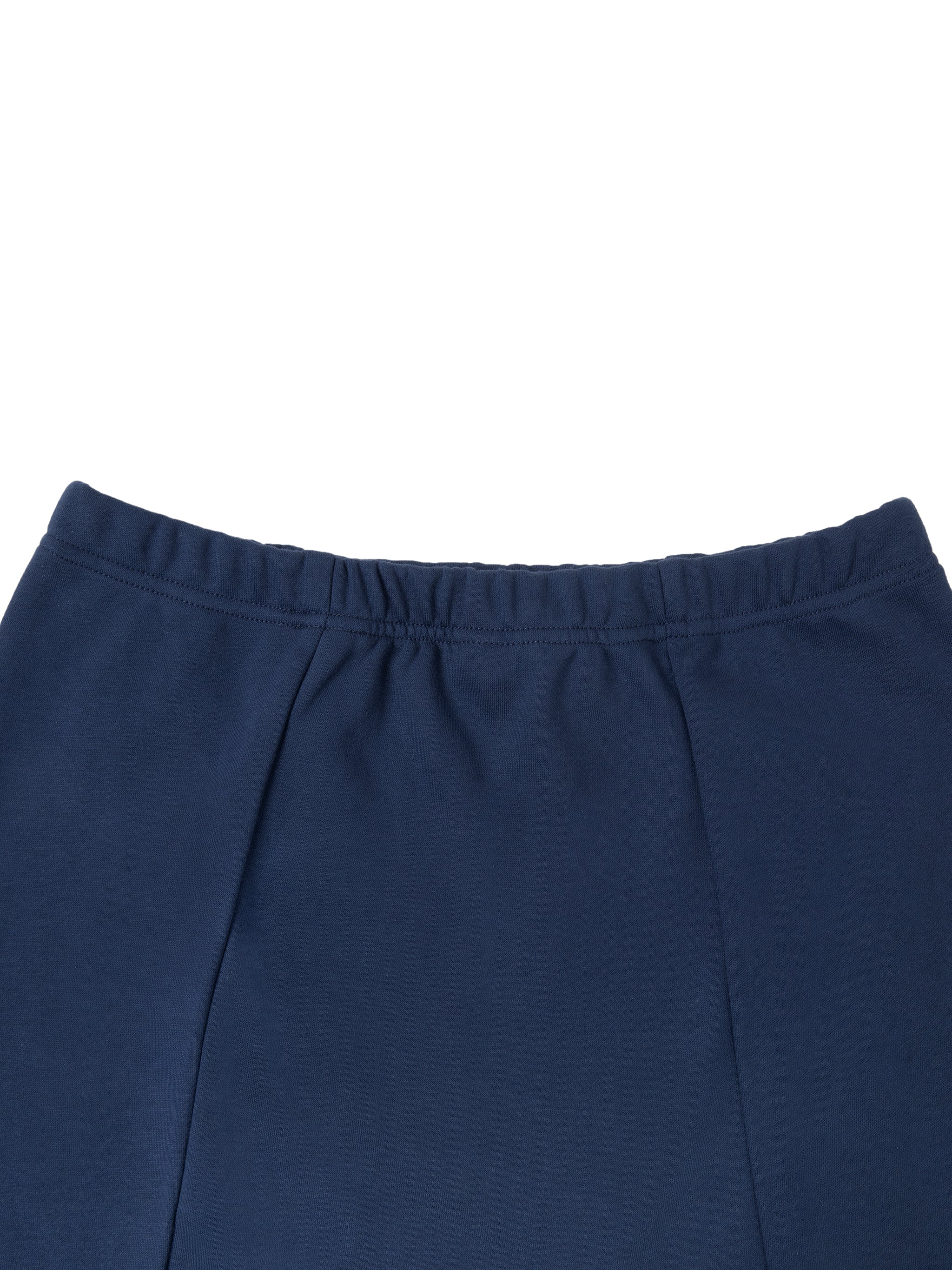 Rock mit Kontrast-Seitenstreifen und Schlitz